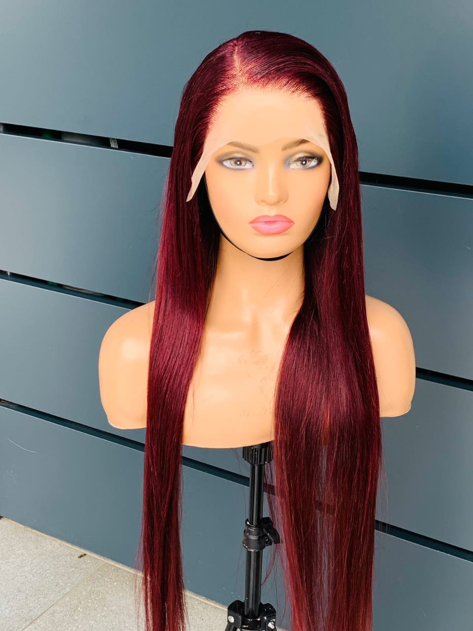 32" Dark Cherry Weave